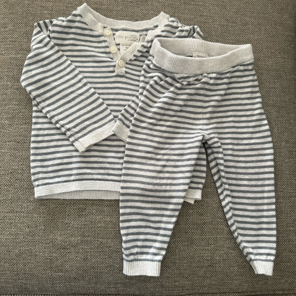 Carter’s Little Planet Organic Striped Set 9M - Picture 1 of 3